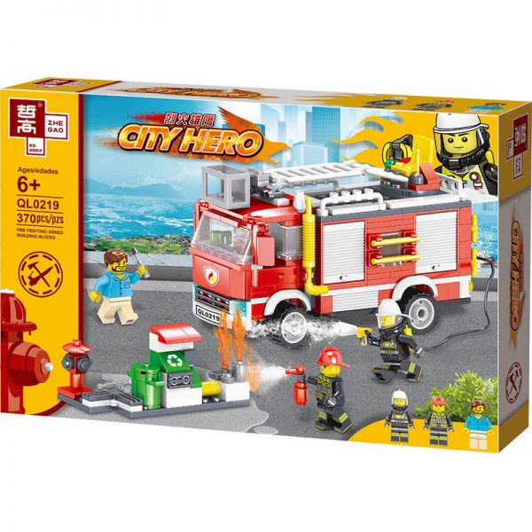 ZHEGAO QL0219 Fire Eagle: Rescue Fire Engine 7