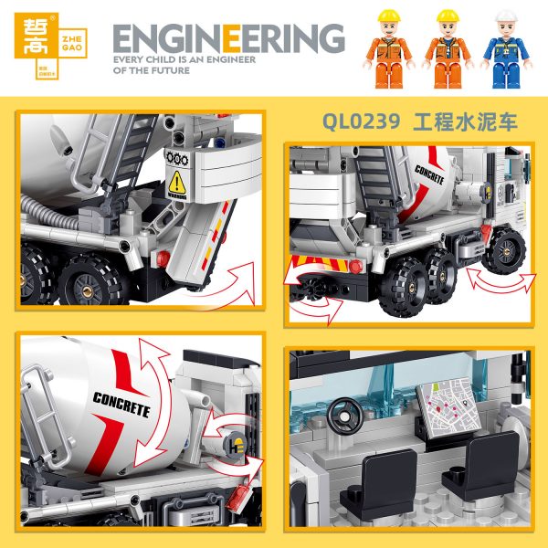 ZHEGAO QL0239 Engineering cement truck 2
