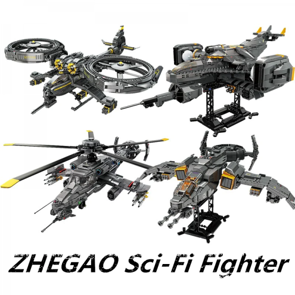 ZHEGAO QJ5001-5005 Sci-Fi Fighter Military