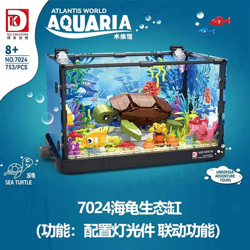 DK 7023 7024 Atlantis World Aquaria 5 - ZHEGAO Block