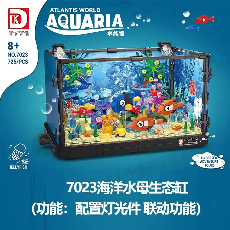 DK 7023 7024 Atlantis World Aquaria 6 - ZHEGAO Block