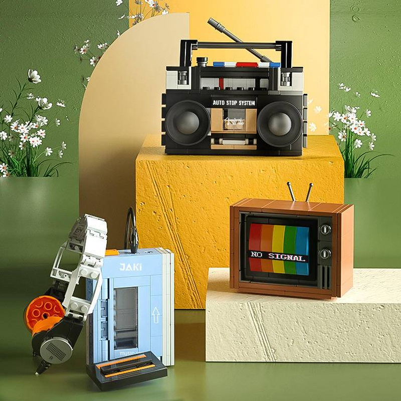JAKI 8210 Creator 1970S Color Television 2 - ZHEGAO Block