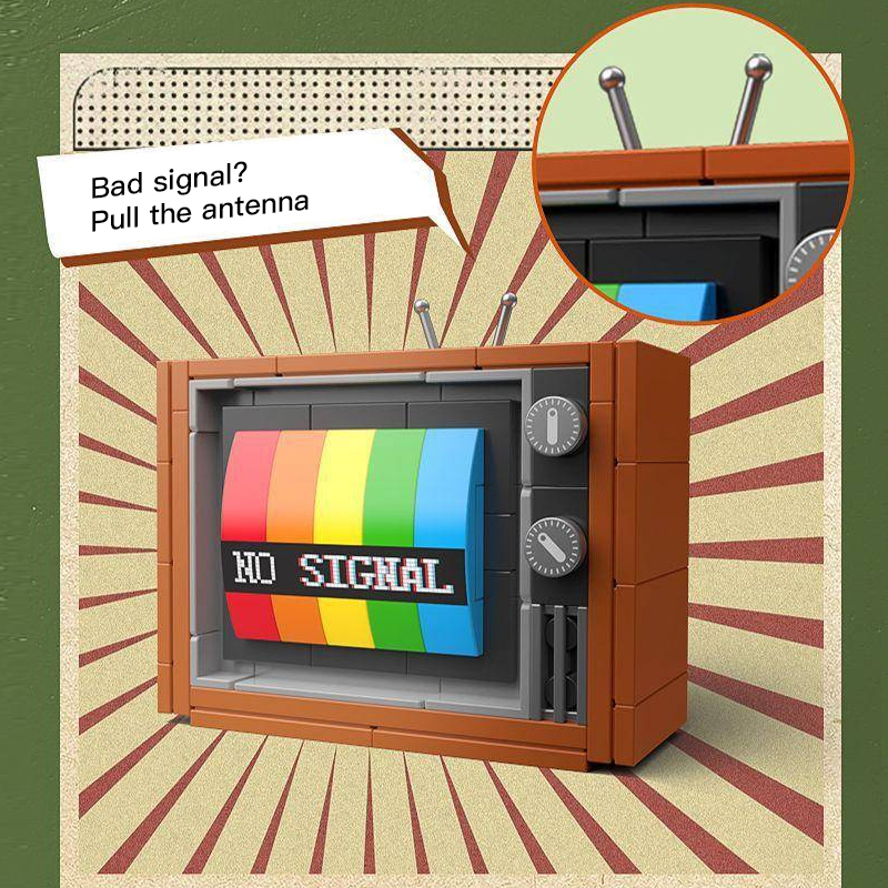 JAKI 8210 Creator 1970S Color Television 4 - ZHEGAO Block