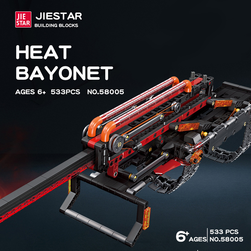 JIESTAR 58005 Technic Heat Bayonet 5 1 - ZHEGAO Block