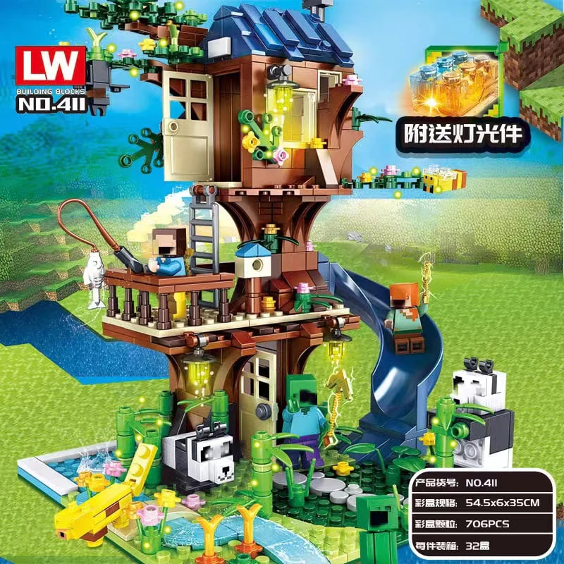 Minecraft Tree House 4 - ZHEGAO Block