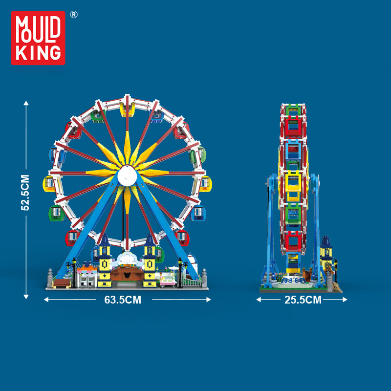 Mould King 11006 Fairground Ferris Wheel 1 1 - ZHEGAO Block