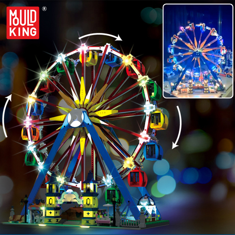 Mould King 11006 Fairground Ferris Wheel 4 1 - ZHEGAO Block