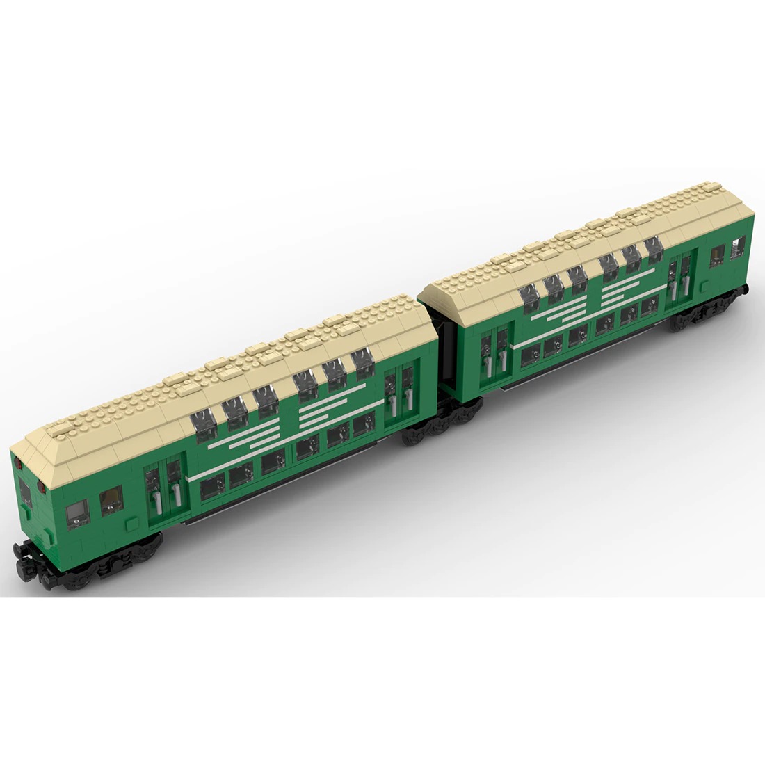 authorized moc 109281 7 axle train carri main 2 1 - ZHEGAO Block