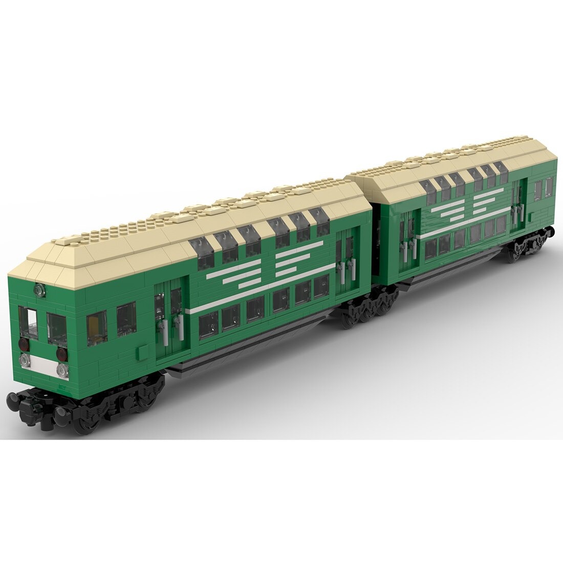 authorized moc 109281 7 axle train carri main 5 2 - ZHEGAO Block