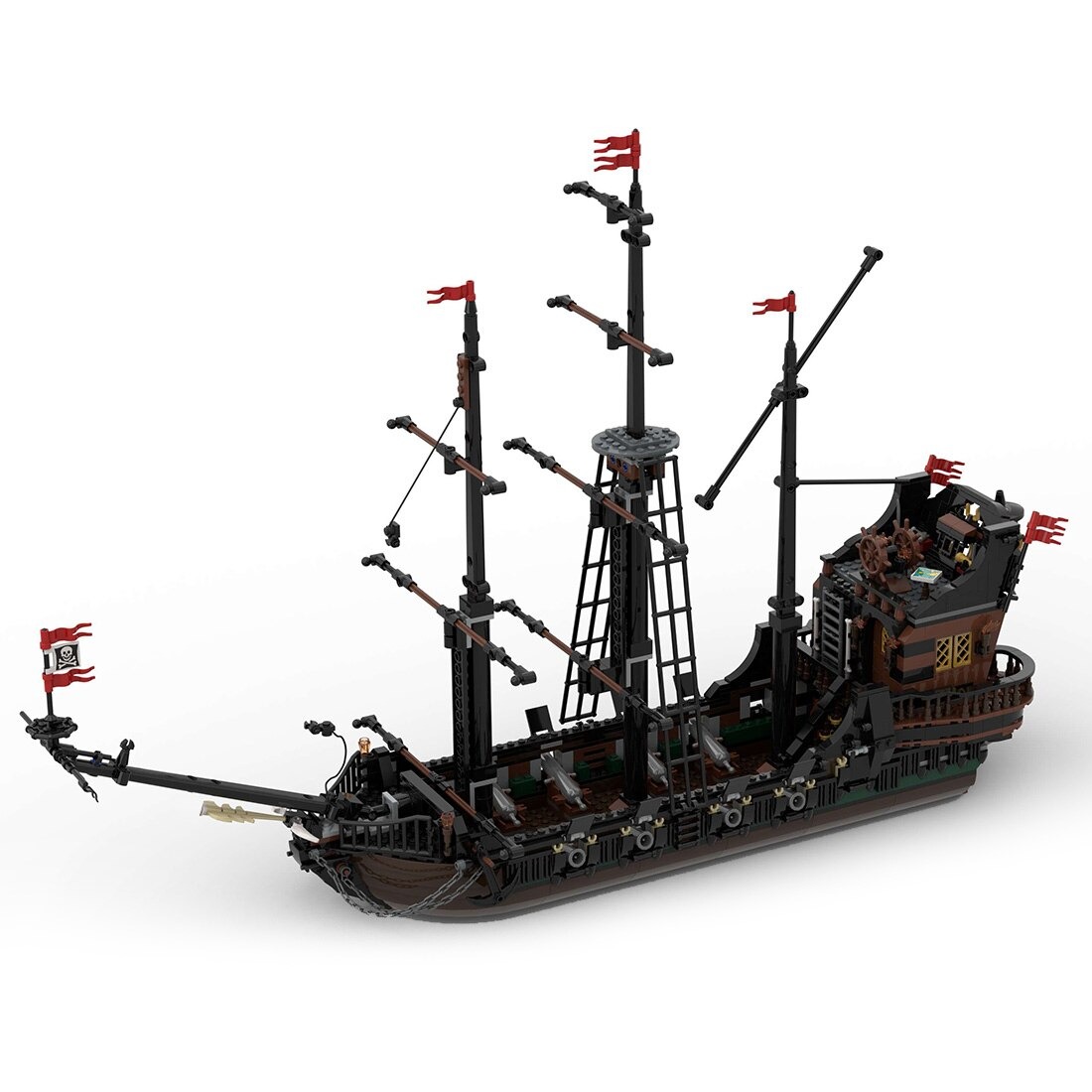 authorized moc 36789 pirate ship medieva main 0 - ZHEGAO Block