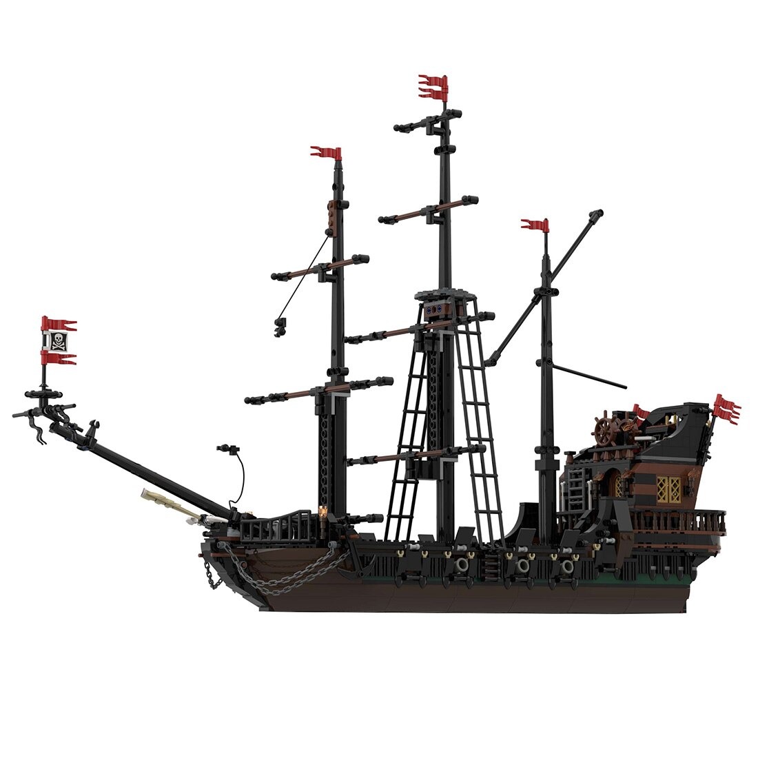 authorized moc 36789 pirate ship medieva main 2 - ZHEGAO Block