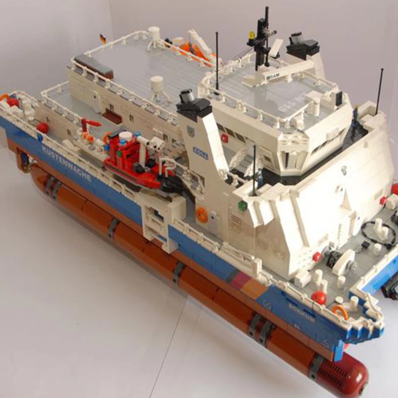 moc building blocks warship model series main 2 1 - ZHEGAO Block