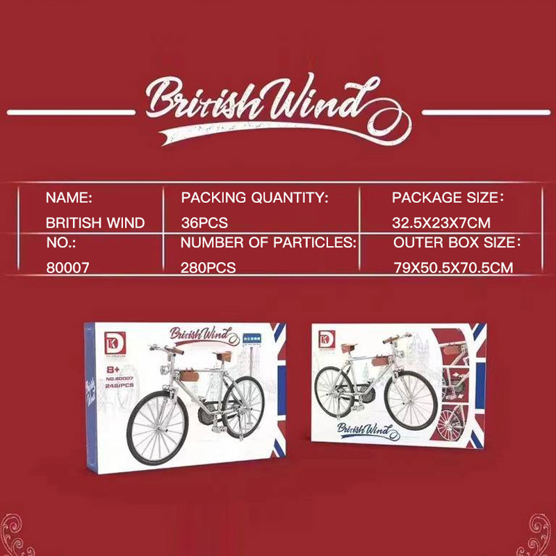 British Wind Bicycle 1 - ZHEGAO Block