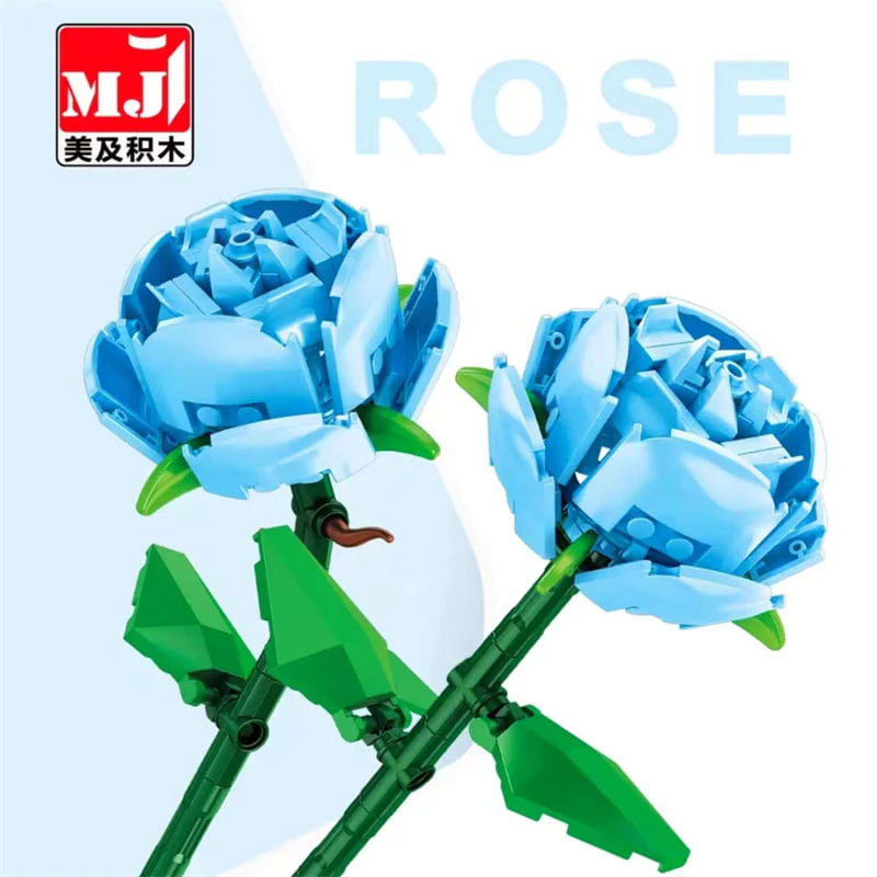 blue rose - ZHEGAO Block