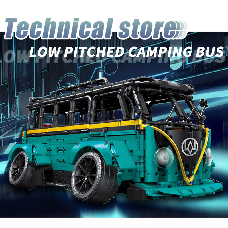 CACO C021 Low Pitched Camping Bus 4 - ZHEGAO Block