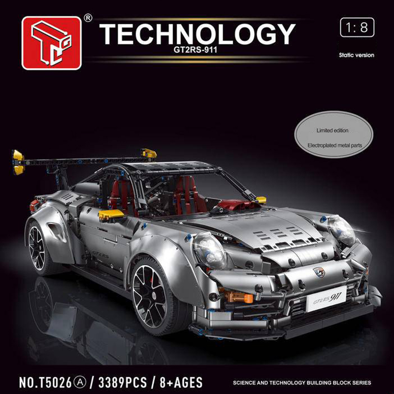 TAIGAOLE T5026A Porsche 911 GT2 Sports Car 5 - ZHEGAO Block