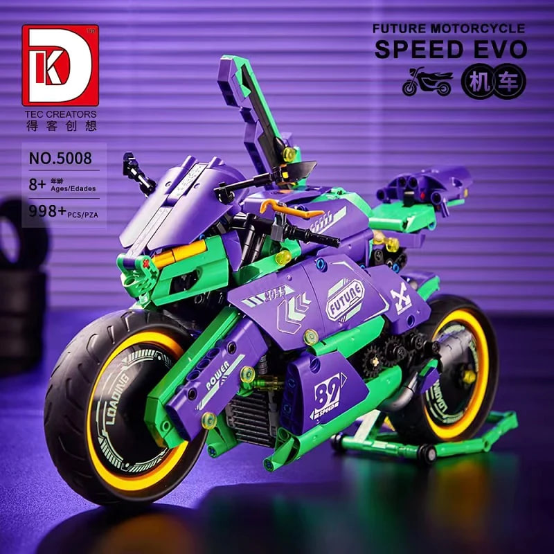 DK 5008 EVA 01 Motorcycle 9 - ZHEGAO Block