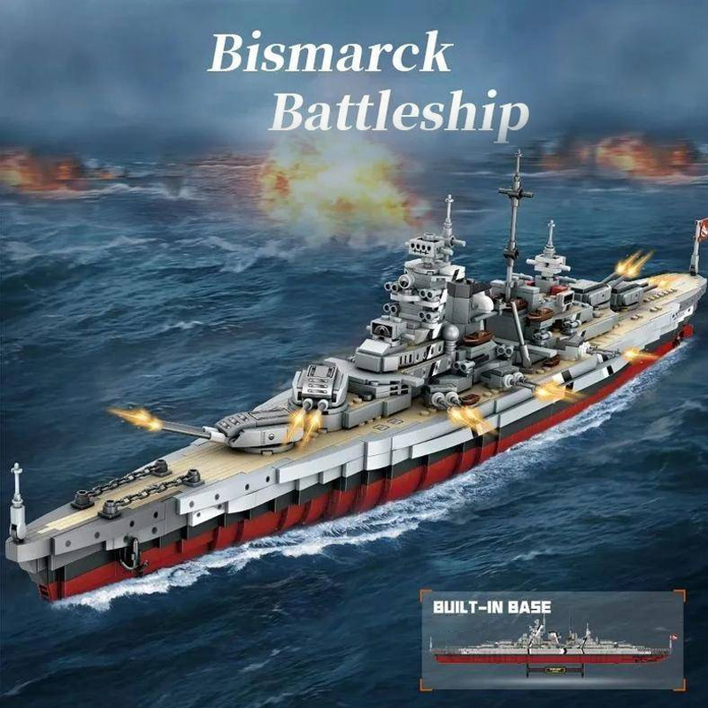 Forange FC4201 Bismarck Class Battleship 5 - ZHEGAO Block