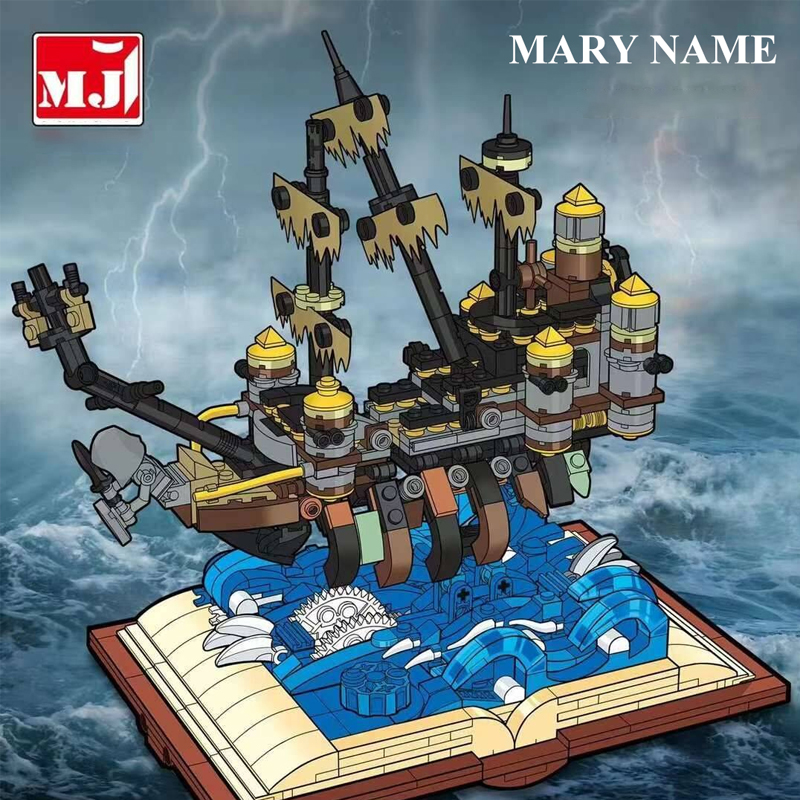 MJI 13046 Pirates The Mary Ship Book 3 - ZHEGAO Block