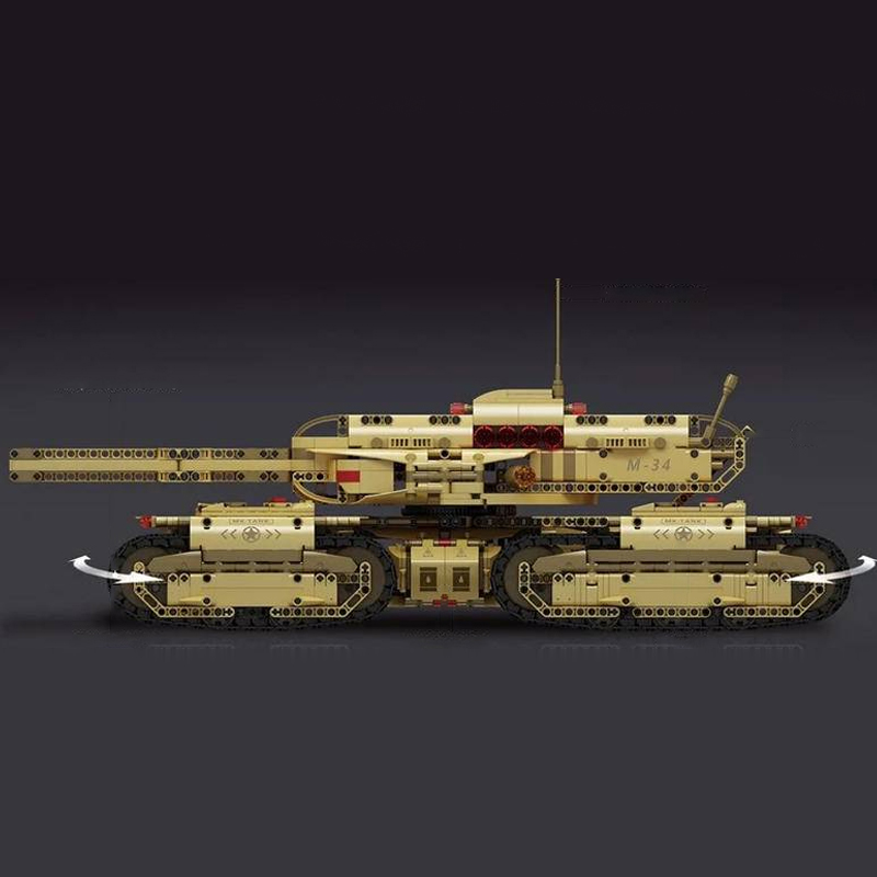 Mould king 20011 Military Mammoth Tank 1 - ZHEGAO Block