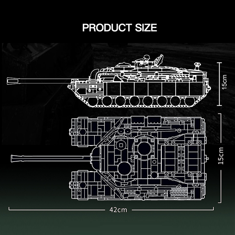 Panlos 628010 T28 Heavy Tank 1 - ZHEGAO Block