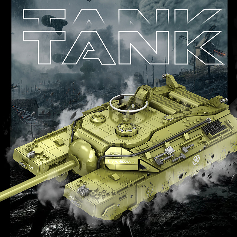 Panlos 628010 T28 Heavy Tank 3 - ZHEGAO Block