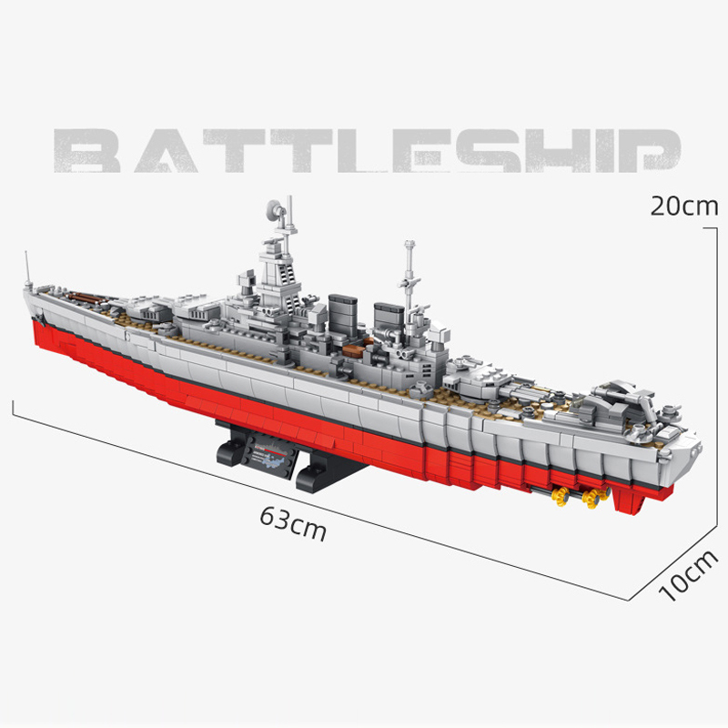 Panlos 637005 North Carolina Class Battleship 1 - ZHEGAO Block