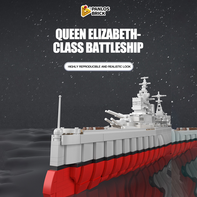 Panlos 637008 Queen Elizabeth Class Battleship 5 - ZHEGAO Block