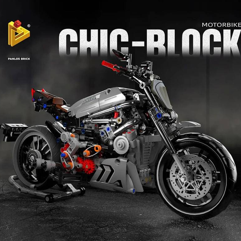 Panlos 672002 CHIC Block Motorbike 5 - ZHEGAO Block