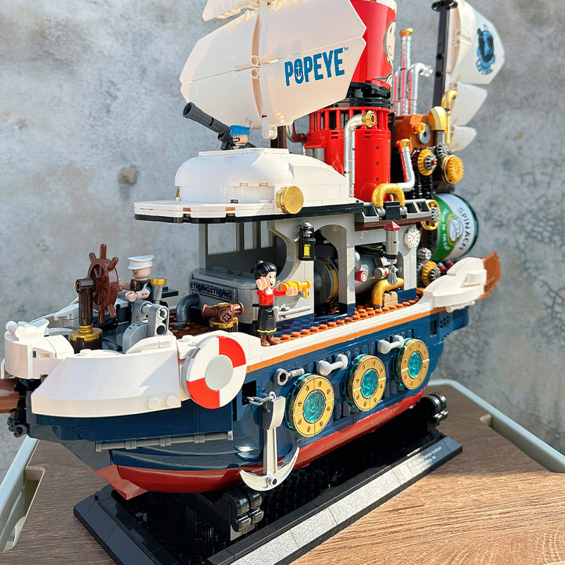 Pantasy 86402 Popeye Steam Treasure Boat 3 - ZHEGAO Block