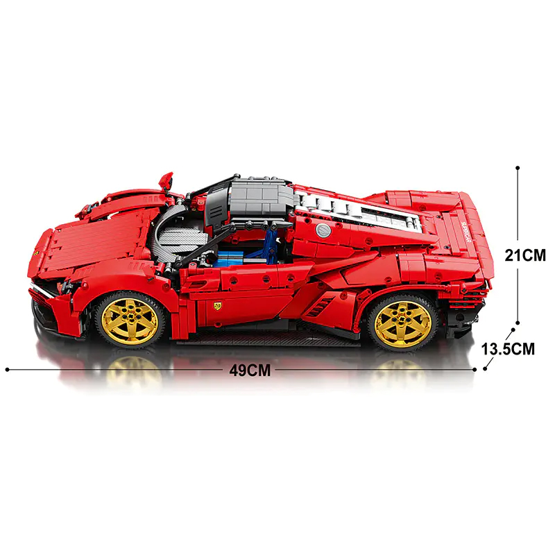 Reobrix 11025 Ferrari Daytona SP3 Sports Car 2 - ZHEGAO Block