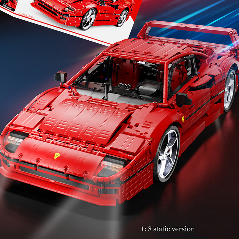 XJD X001 Ferrari F40 Sports Car 1 - ZHEGAO Block