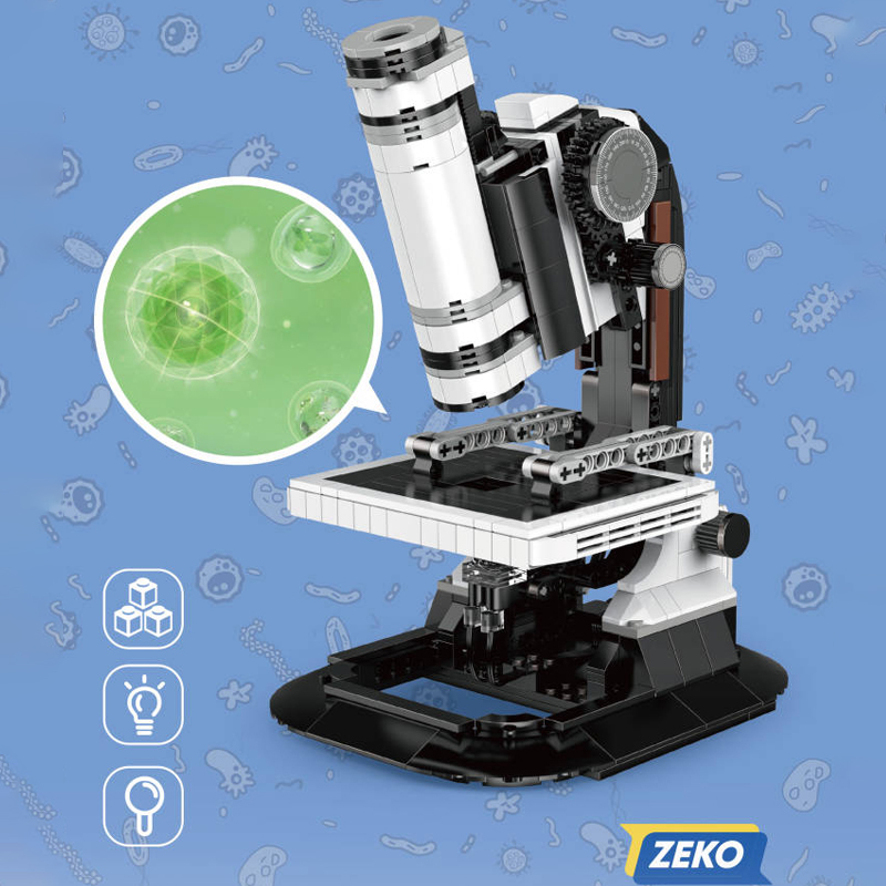 ZheGao 00425 Microscope With Light 4 - ZHEGAO Block