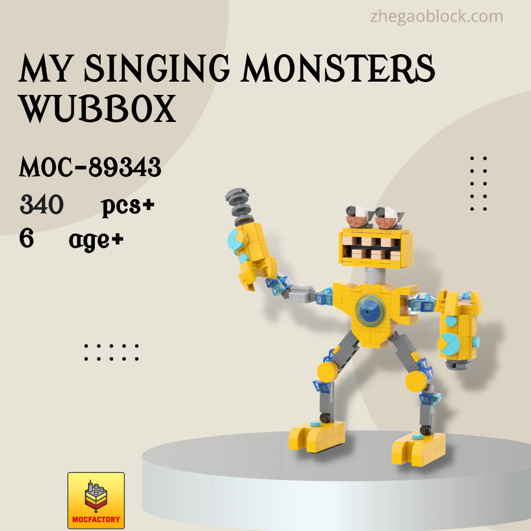 MOC Factory Block 89343 My Singing Monsters Wubbox Creator Expert