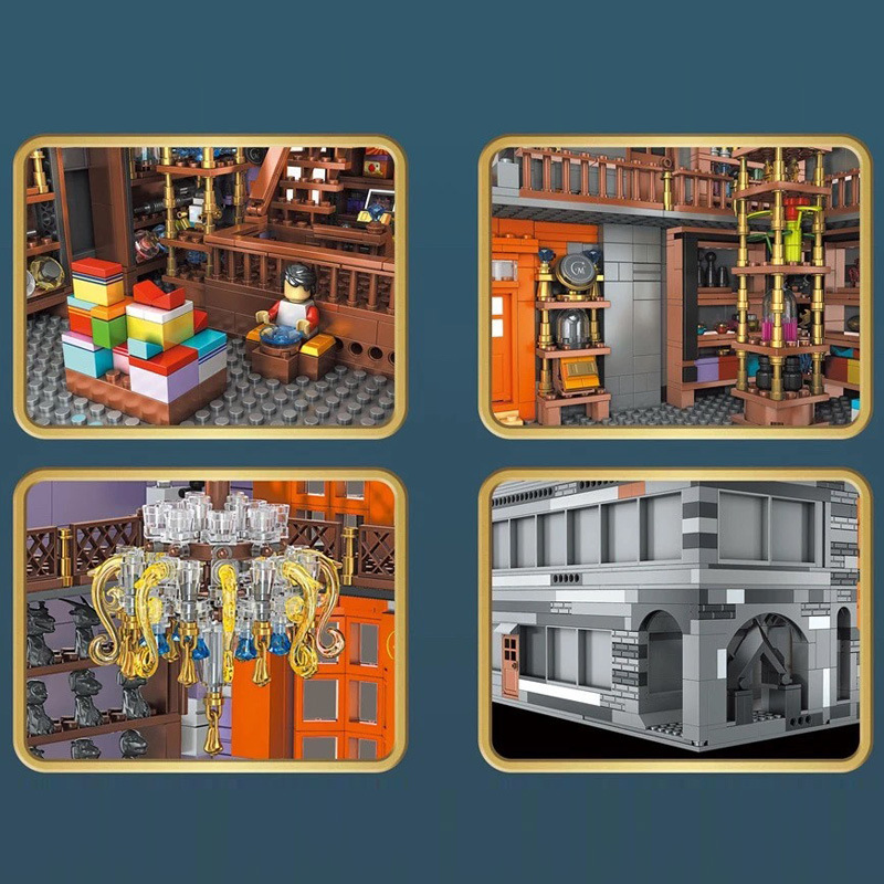 Mould King 16041 Movie Game Magic Joker Shop Building Blocks 3363pcs Bricks Toys Model Kit 2 - ZHEGAO Block