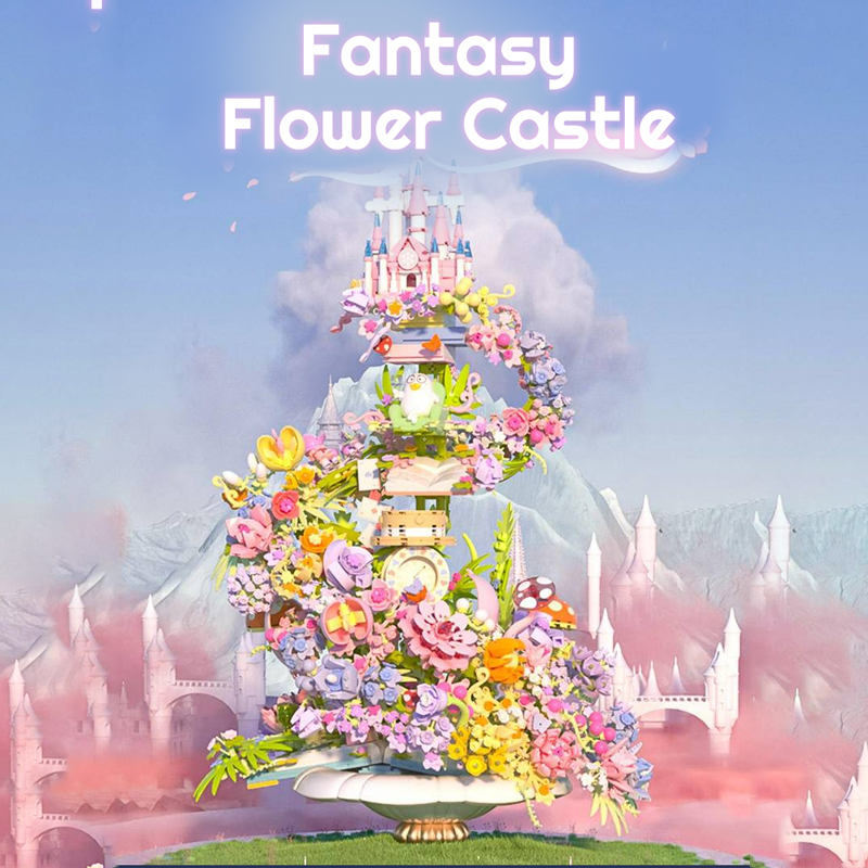 SEMBO 611072 Fantasy Flower Castle 1 - ZHEGAO Block