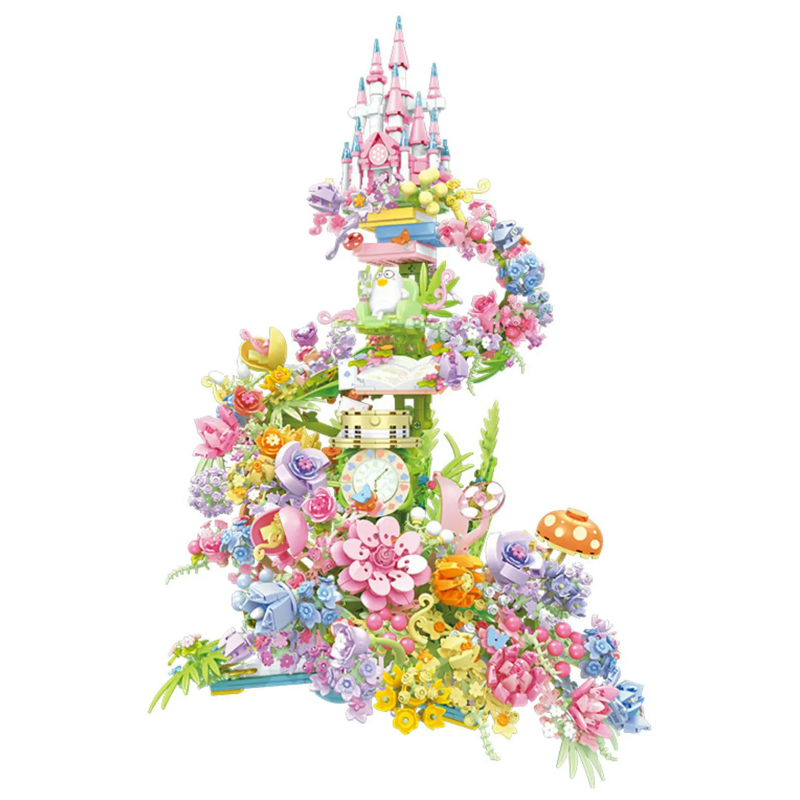 SEMBO 611072 Fantasy Flower Castle 4 - ZHEGAO Block