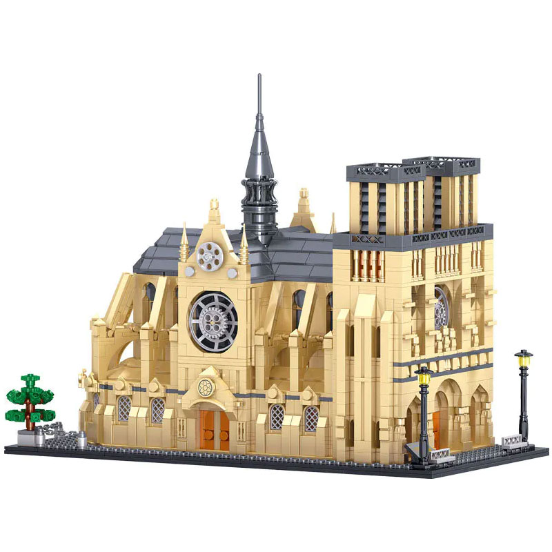 ZHEGAO QL0964 Cathedrale Notre Dame de Paris 1 - ZHEGAO Block