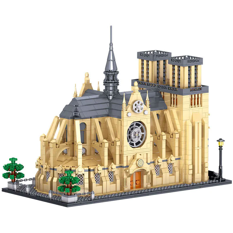 ZHEGAO QL0964 Cathedrale Notre Dame de Paris 2 - ZHEGAO Block