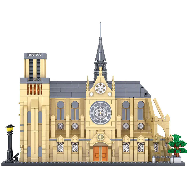 ZHEGAO QL0964 Cathedrale Notre Dame de Paris 3 - ZHEGAO Block