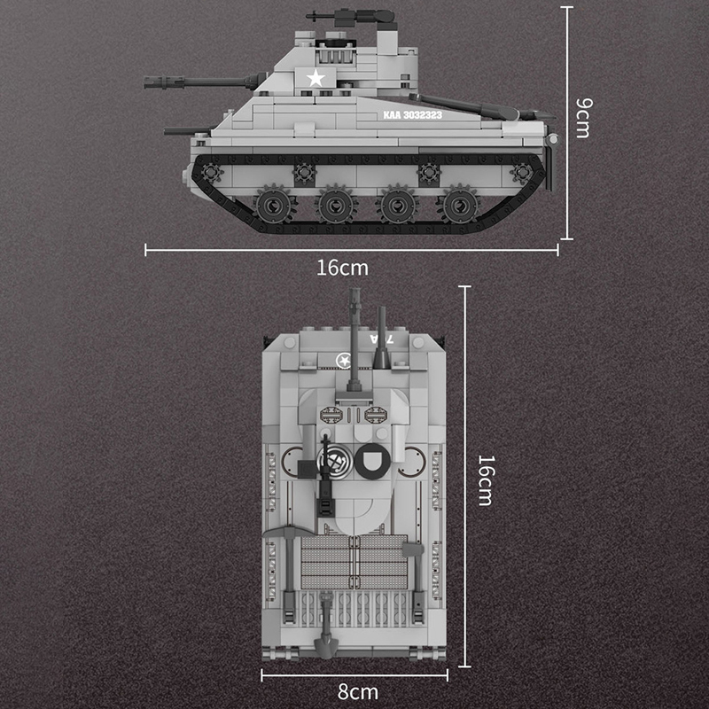 Forange FC4005 M4A3 Main Battle Tank 4 - ZHEGAO Block