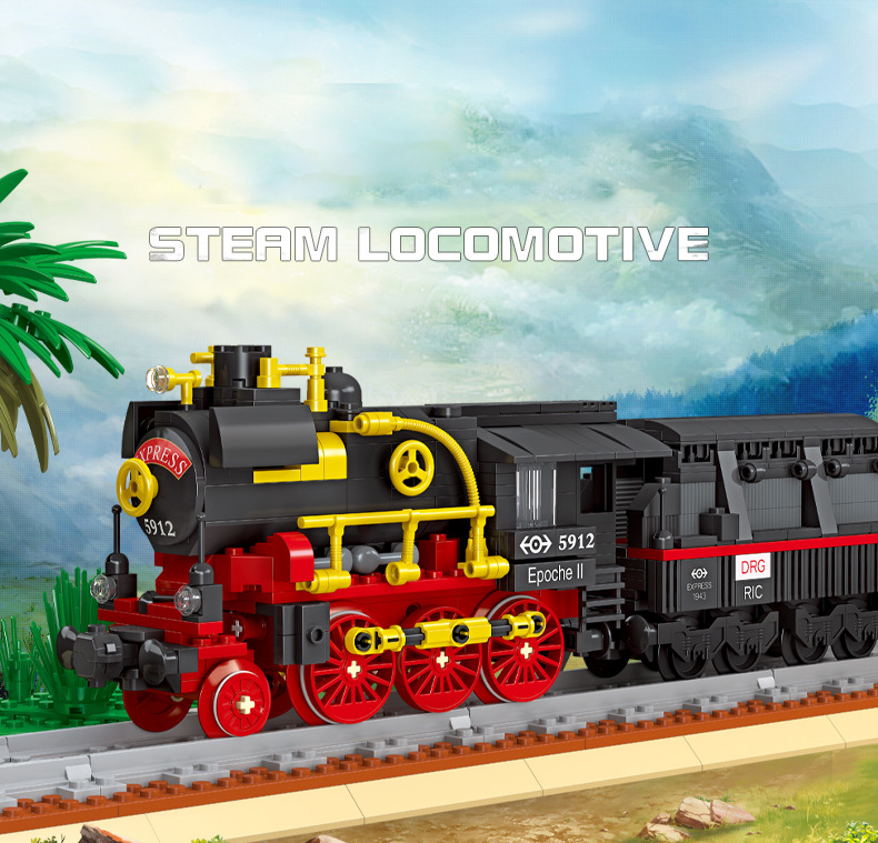 JIESTAR 59008 Steam Locomotive 6 - ZHEGAO Block