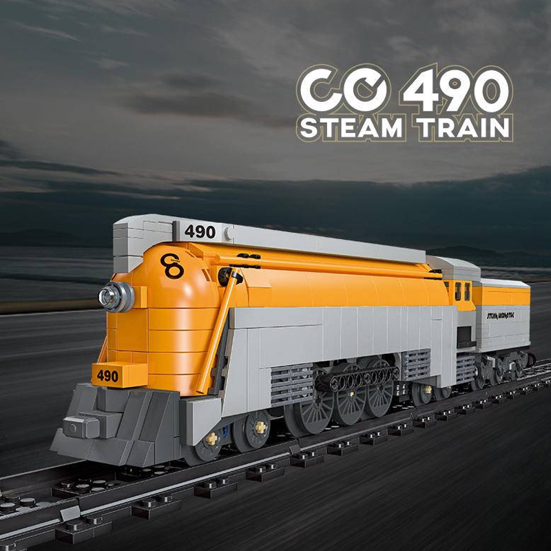 JIESTAR 59021 CO 490 Steam Train 1 - ZHEGAO Block