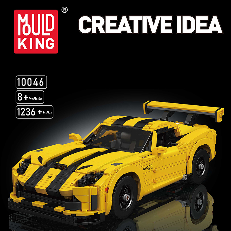 Mould King 10046 Dodge Viper 1 - ZHEGAO Block