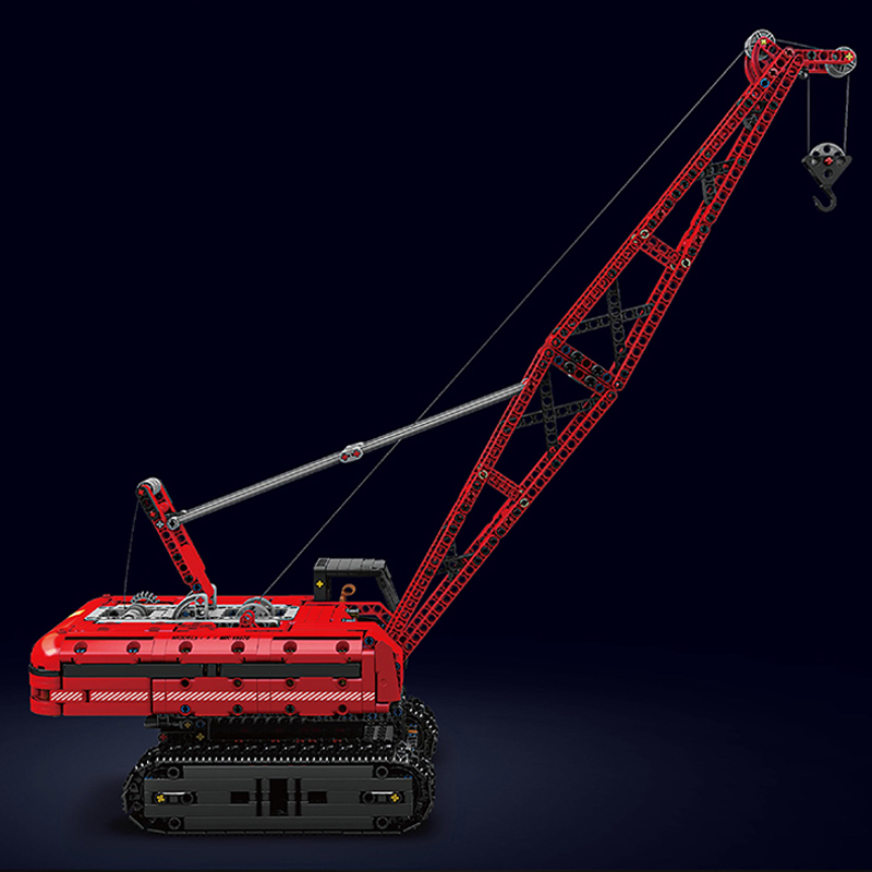 Mould King 15070 Motor Red Crawler Crane 2 - ZHEGAO Block