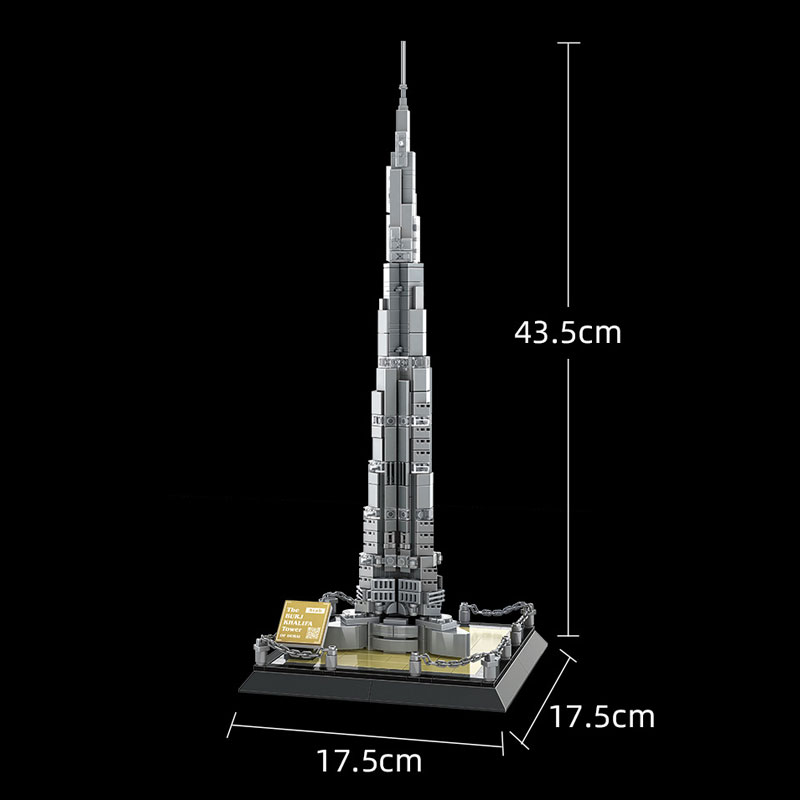 WANGE 4222 Burj Khalifa Dubai 2 - ZHEGAO Block