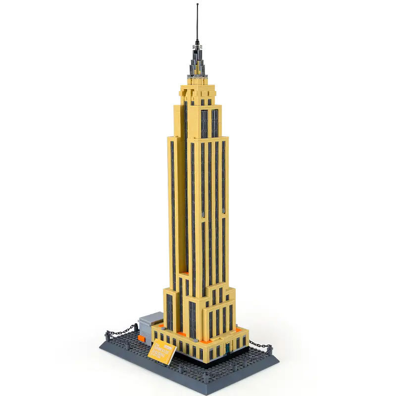 Wange 5212 The Empire State Building of New York 4 - ZHEGAO Block