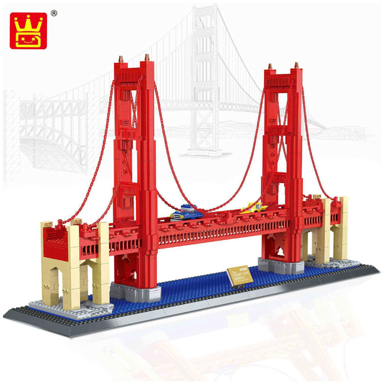 Wange 6210 Golden Gate Bridge San Francisco America 1 - ZHEGAO Block
