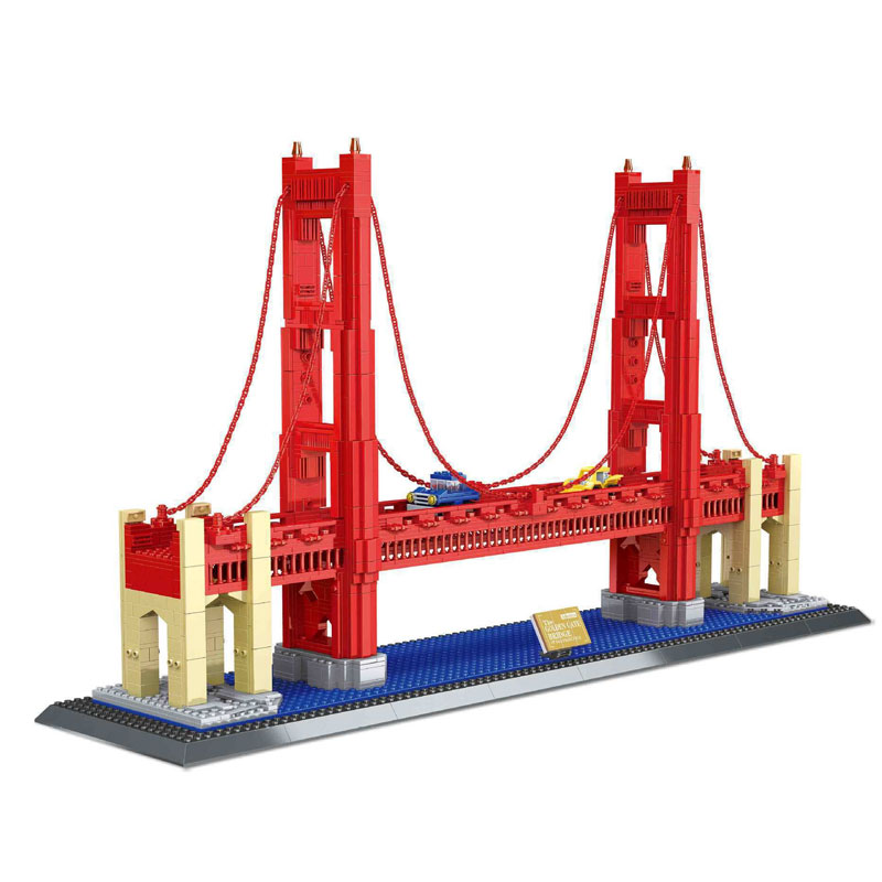 Wange 6210 Golden Gate Bridge San Francisco America 3 - ZHEGAO Block