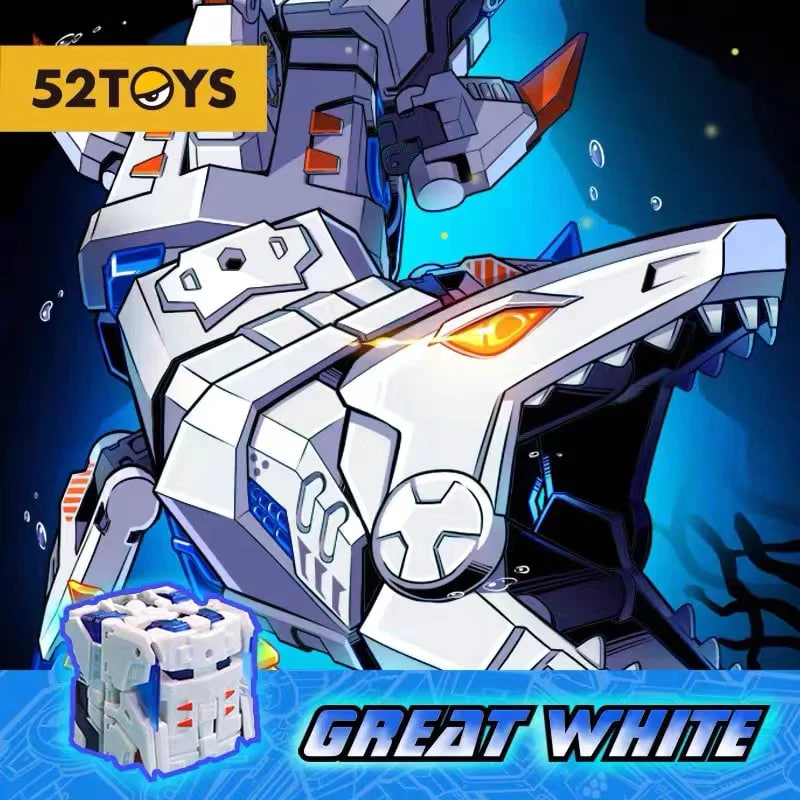 52TOYS BeastBox BB 17GW Great White Shark 5 - ZHEGAO Block